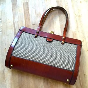 John Romain Leather Handbag